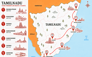 Tour map