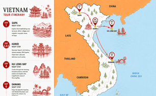 Tour map