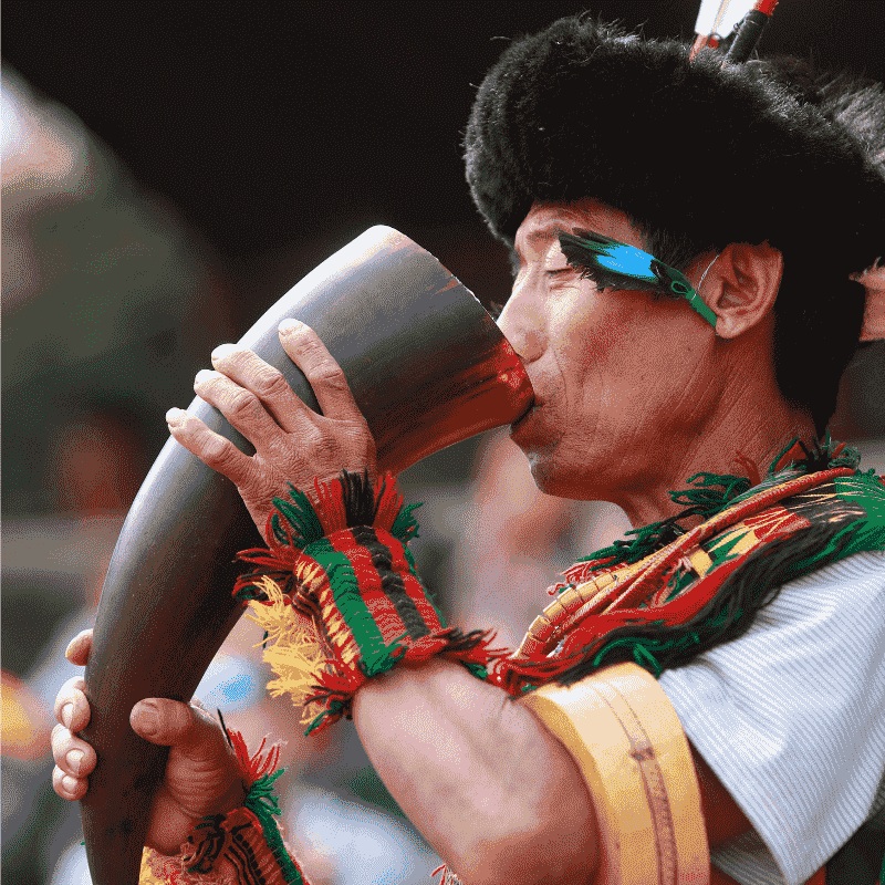 Traditional Vessel Made of Horn