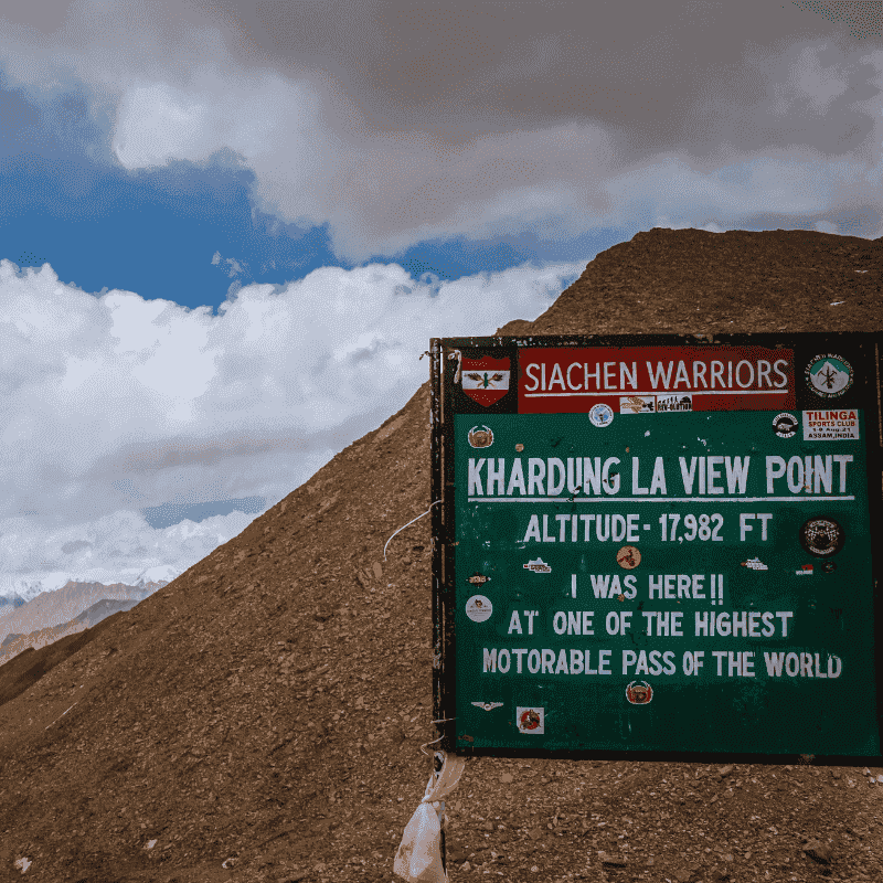 Formidable Khardungla Pass