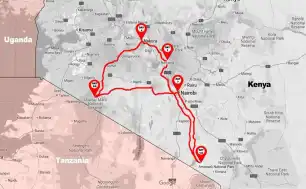 Tour map