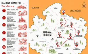 Tour map