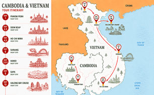 Tour map