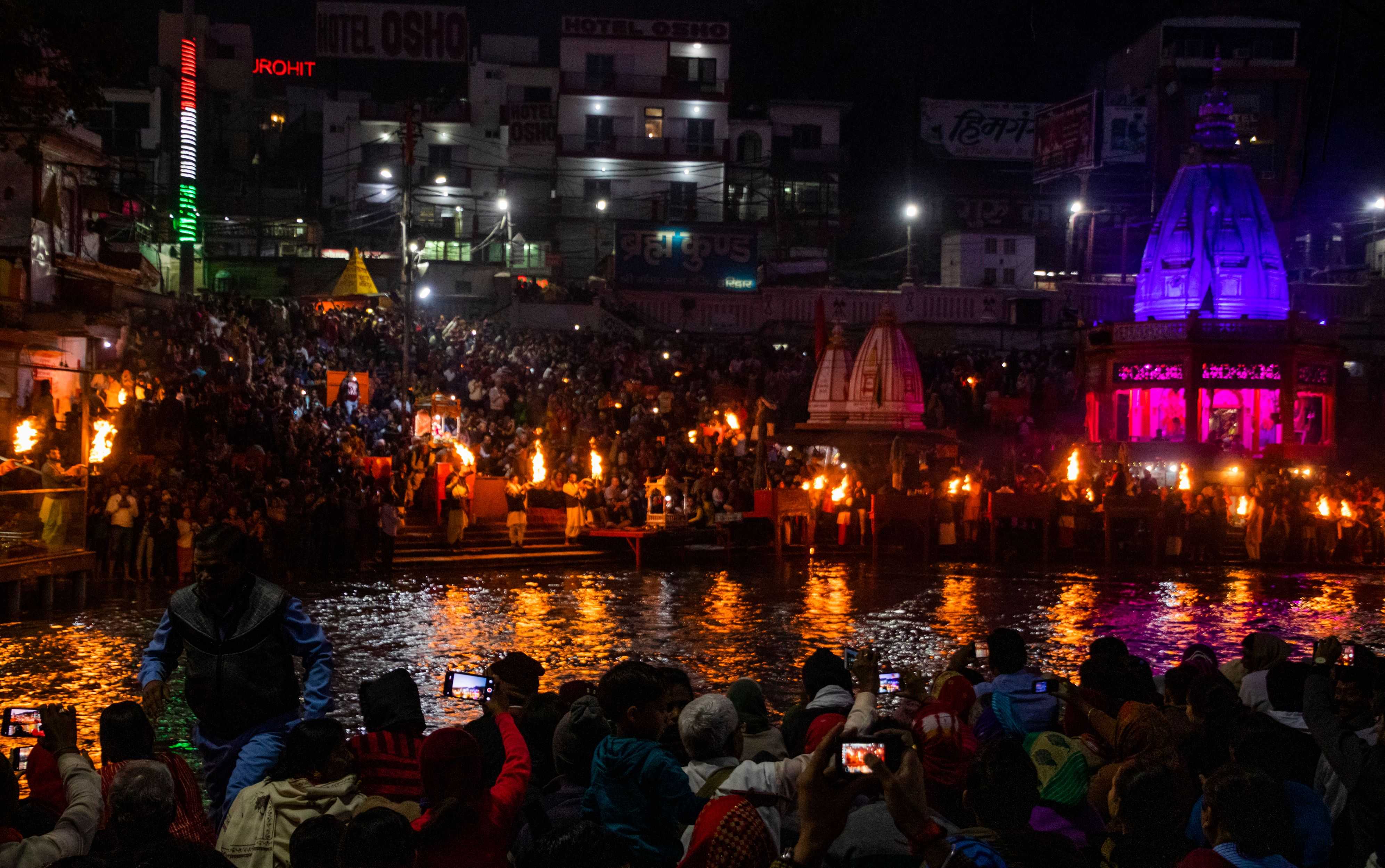 Ganga Aarti at Har Ki Pauri, Haridwar