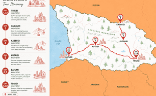 Tour map