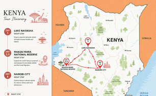 Tour map