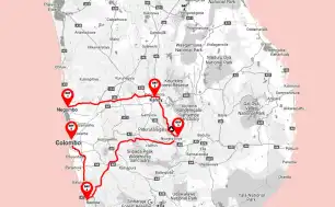 Tour map
