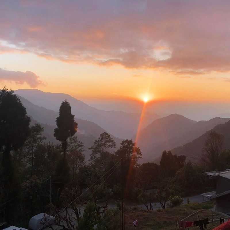 Sunset at Padamchen