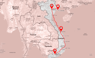 Tour map