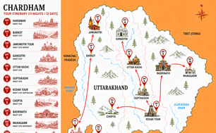 Tour map