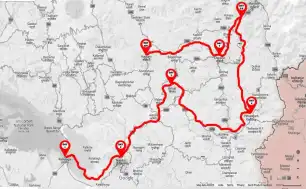 Tour map