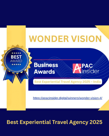 APAC Best Experiential Travel Agency 2025 in India