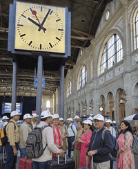 Waiting For the Train at Paris
