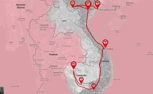 Tour map