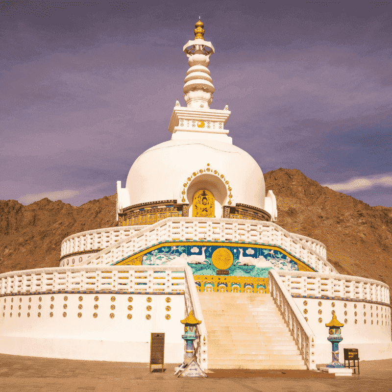 Stunning Shanti Stupa