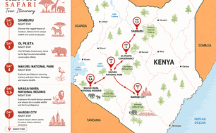 Tour map