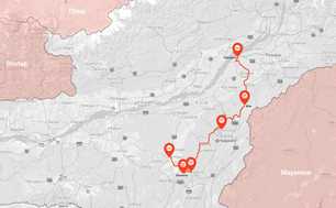 Tour map