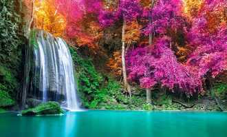 Banner image of Unveiling Erawan National Park : The Sacred Story Behind Thailand’s Iconic Falls