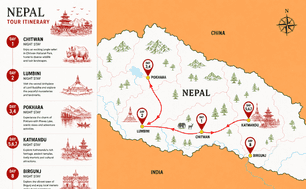 Tour map