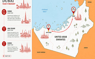 Tour map