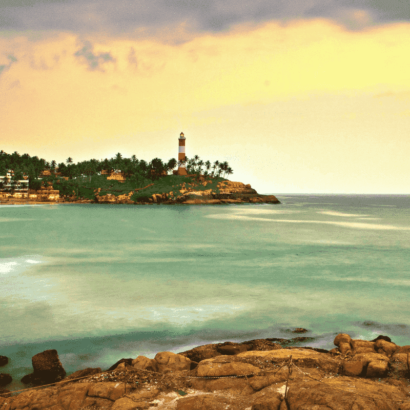 Beautiful Kovalam Beach