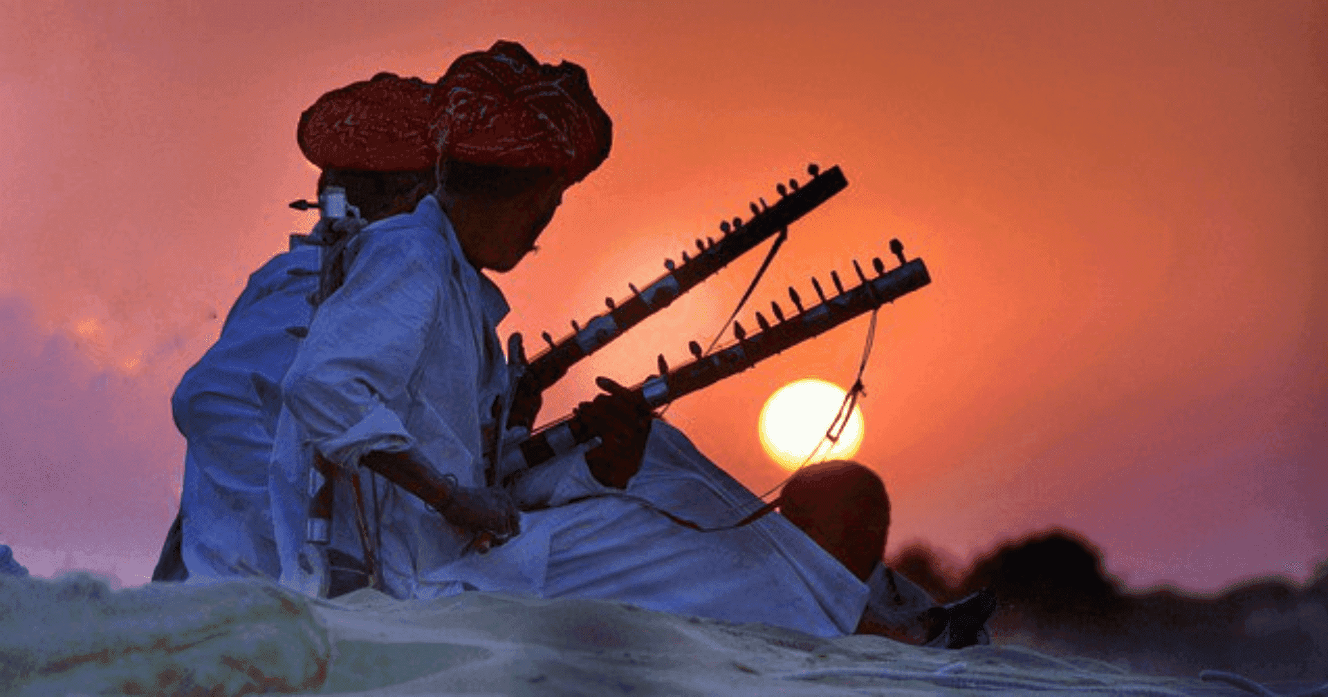 Rajasthani Folk Singer at Thar Desert