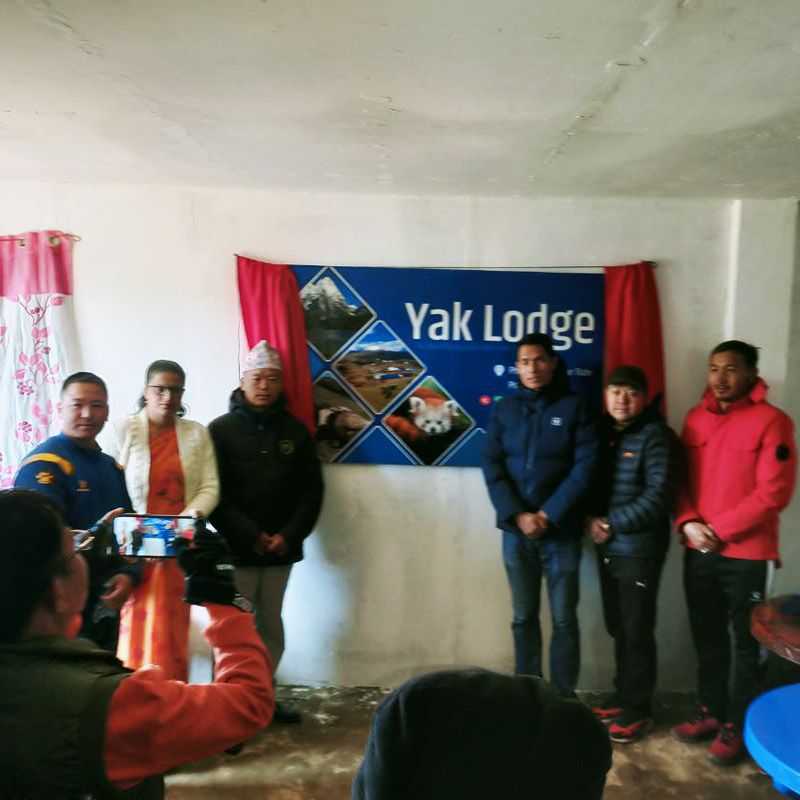 Inauguration of Yak Lodge