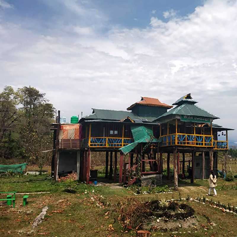 A View of the Wild Cottage at Chilapata