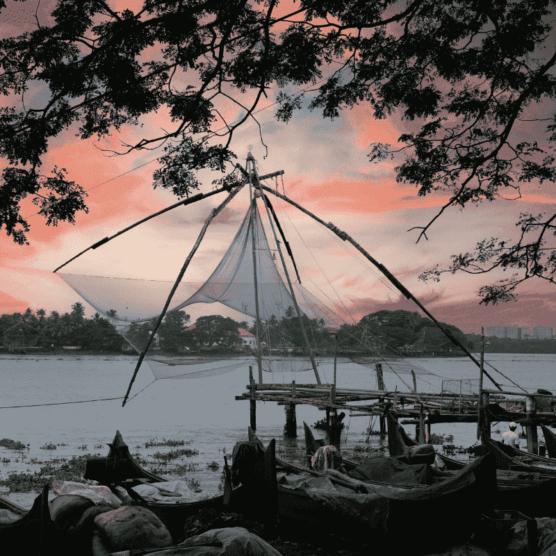 Chinese Fishing Net At Kochi