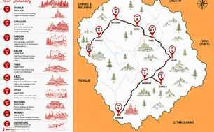 Tour map